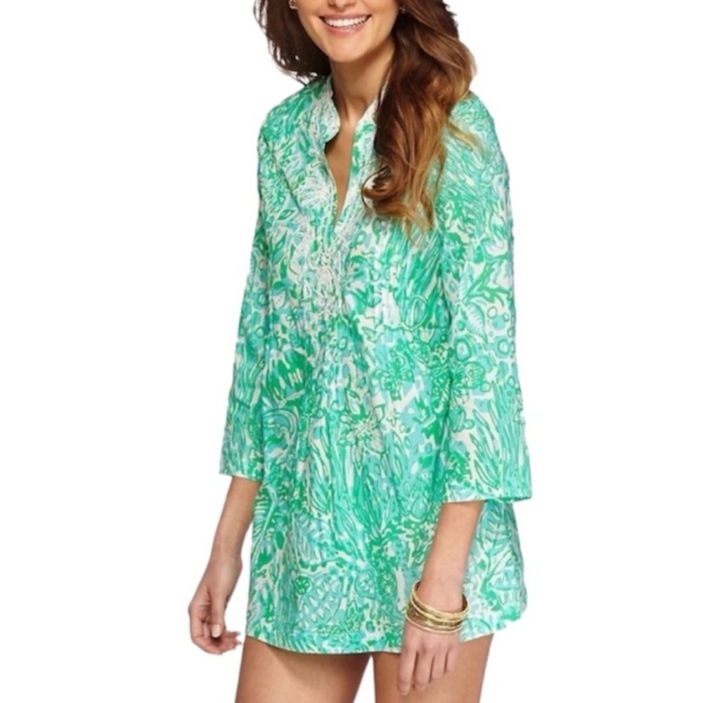 Lilly Pulitzer bungle in the jungle Sarasota tunic (EUC)